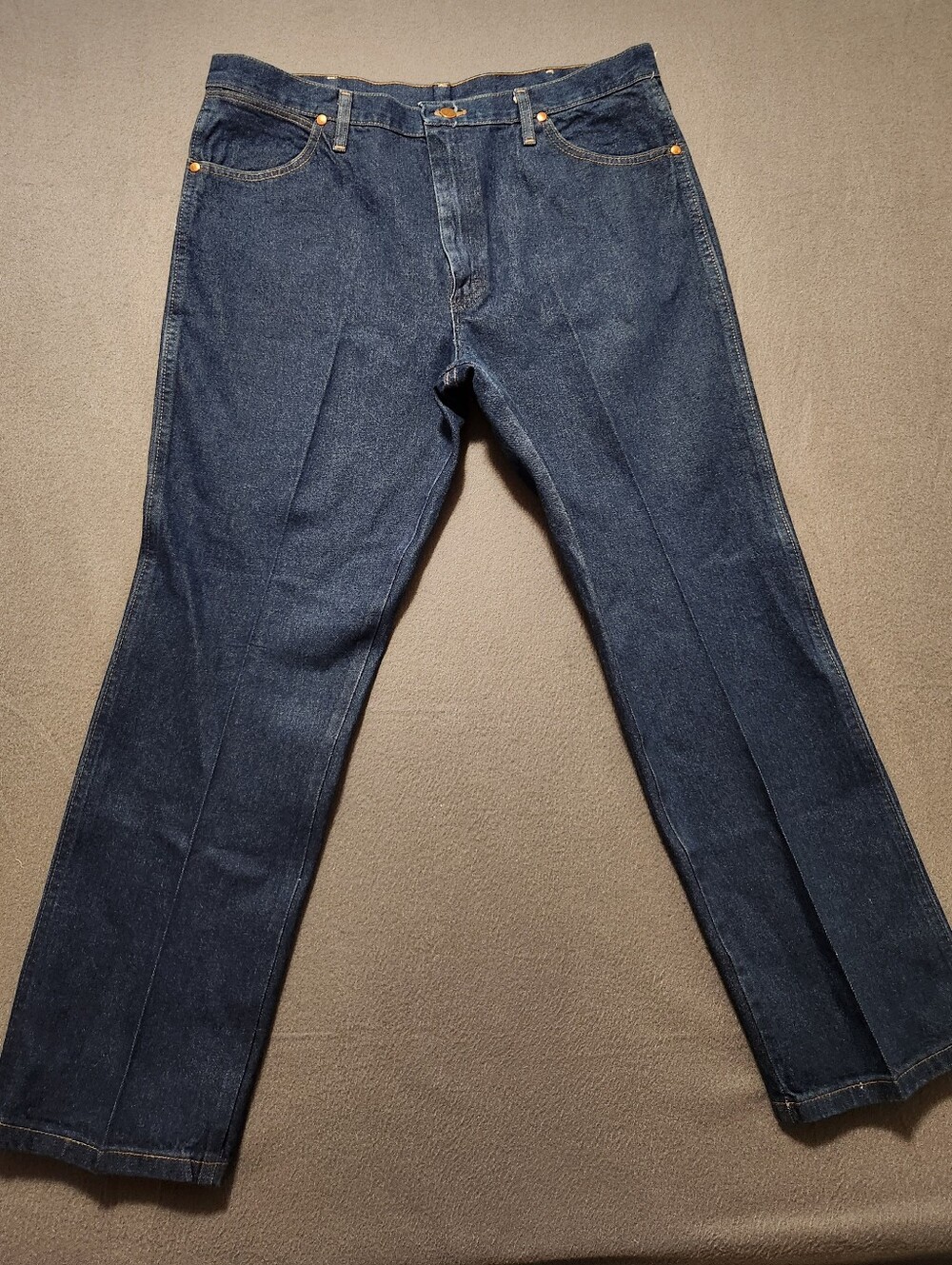 Wrangler Jeans Mens Size 38x30 Blue Straight Leg Cowboy Cut Western Rodeo 936PWD